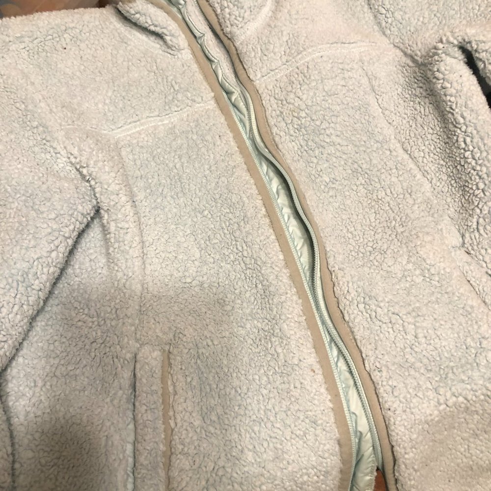 Pale Blue North Face Jacket; girls size M